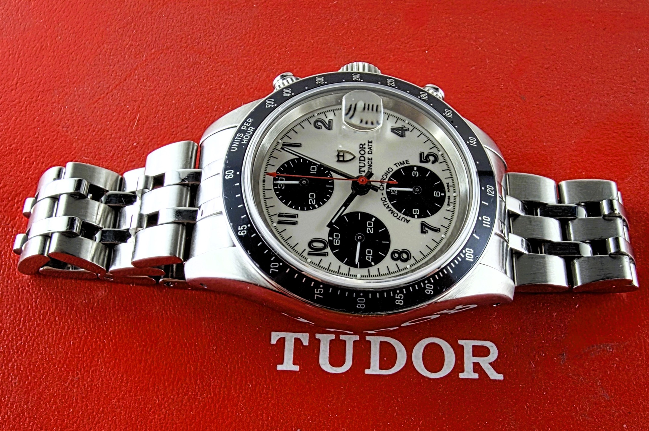 Tudor Prince Date Chrono 40mm Rif. 79260 – Quadrante Panda Bianco Porcellana & Nero (Solo Orologio – Anno 2001) - immagine 11
