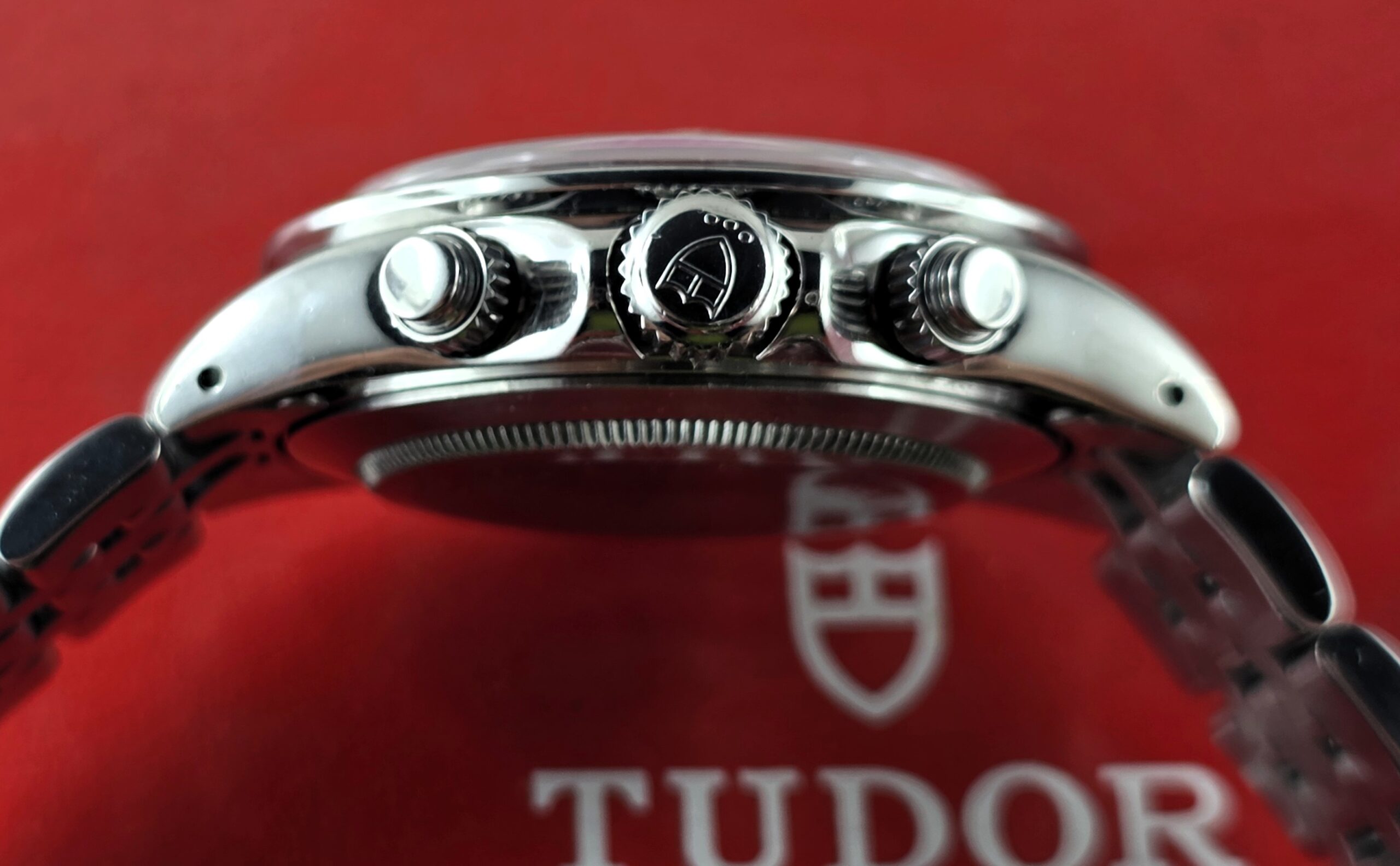 Tudor Prince Date Chrono 40mm Rif. 79260 – Quadrante Panda Bianco Porcellana & Nero (Solo Orologio – Anno 2001) - immagine 4