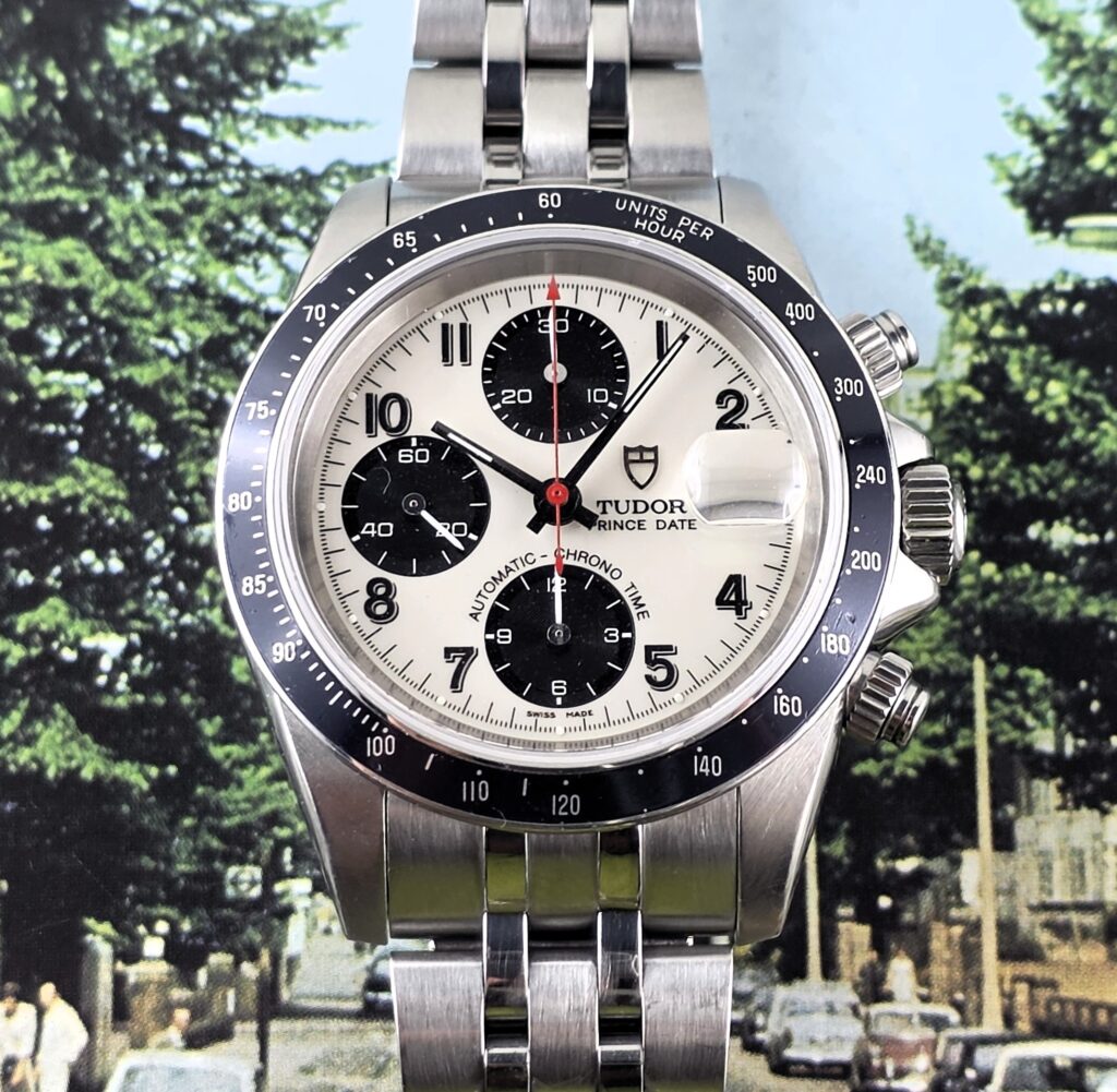 Tudor Prince Date Chrono 40mm Rif. 79260 – Quadrante Panda Bianco Porcellana & Nero (Solo Orologio – Anno 2001)
