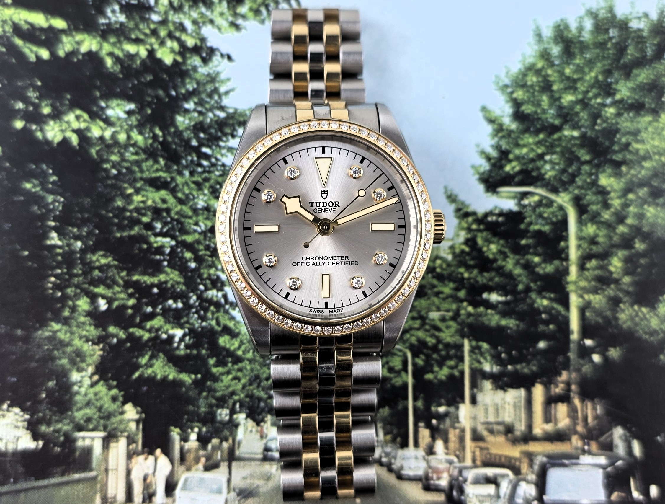 Tudor Black Bay 36 S&G Rif. M79653-0006 – Lunetta e Quadrante con Diamanti (Full Set - Marzo 2026) - immagine 2