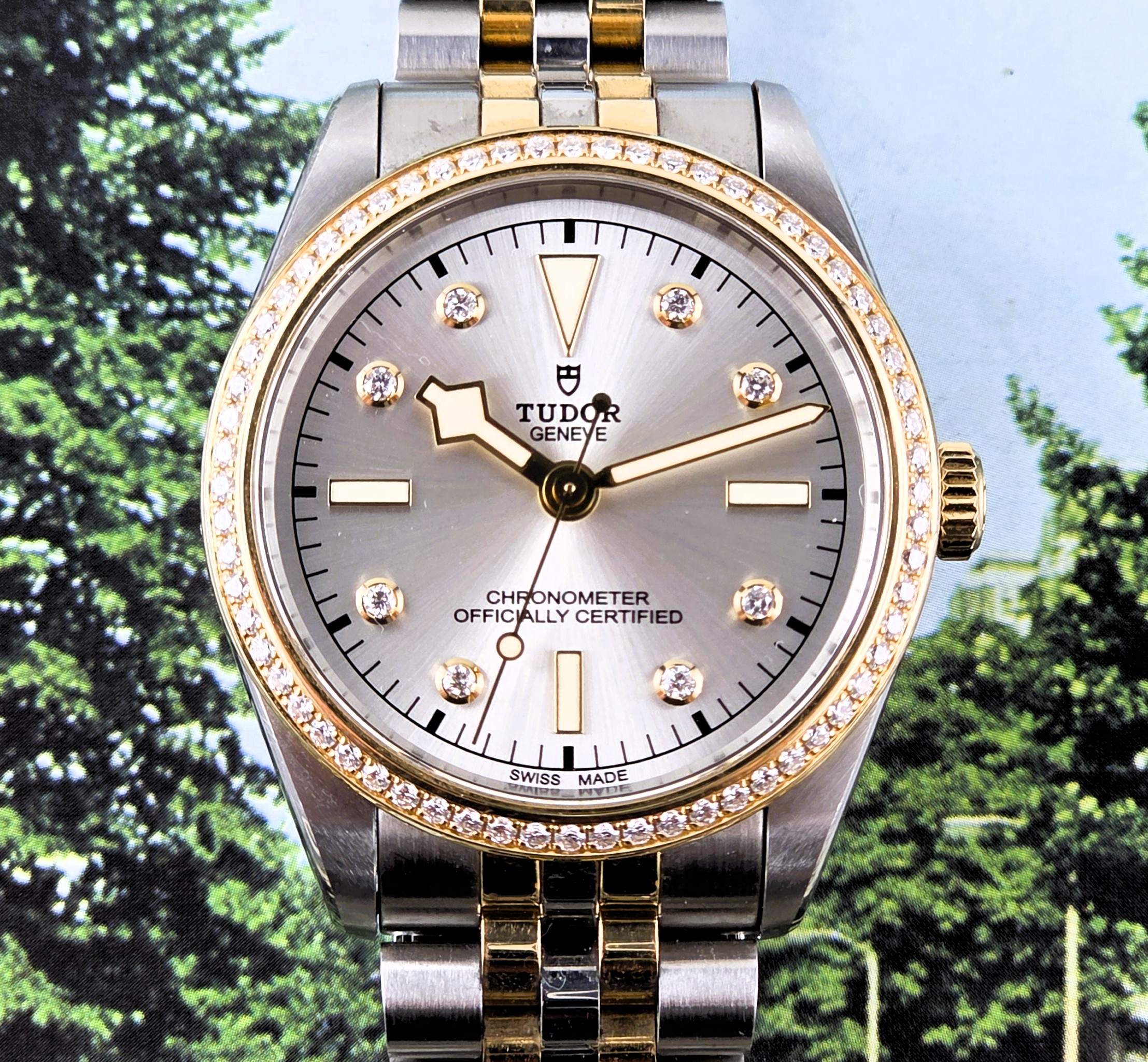 Tudor Black Bay 36 M79653 diamanti