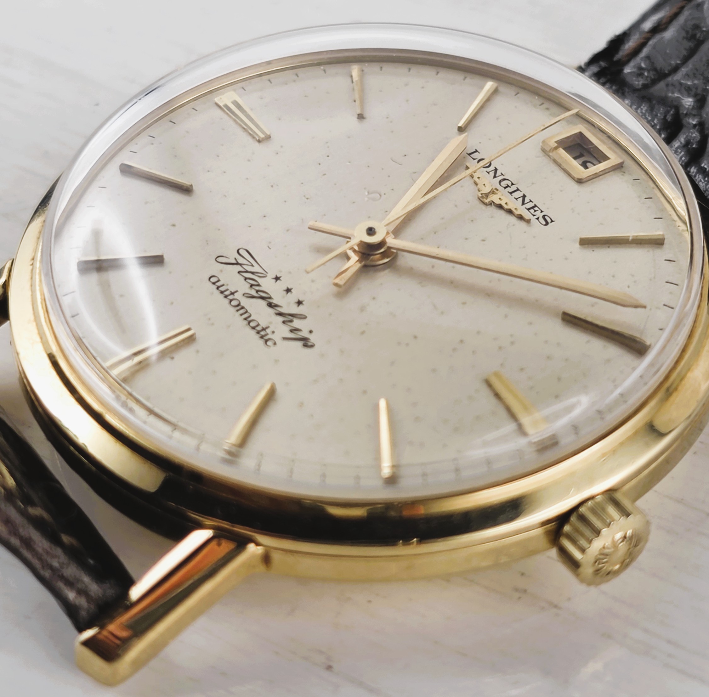 Longines Flagship Automatic 35mm Oro Giallo 18k – Rif. 3407 Raro (Anno 1964) - immagine 14