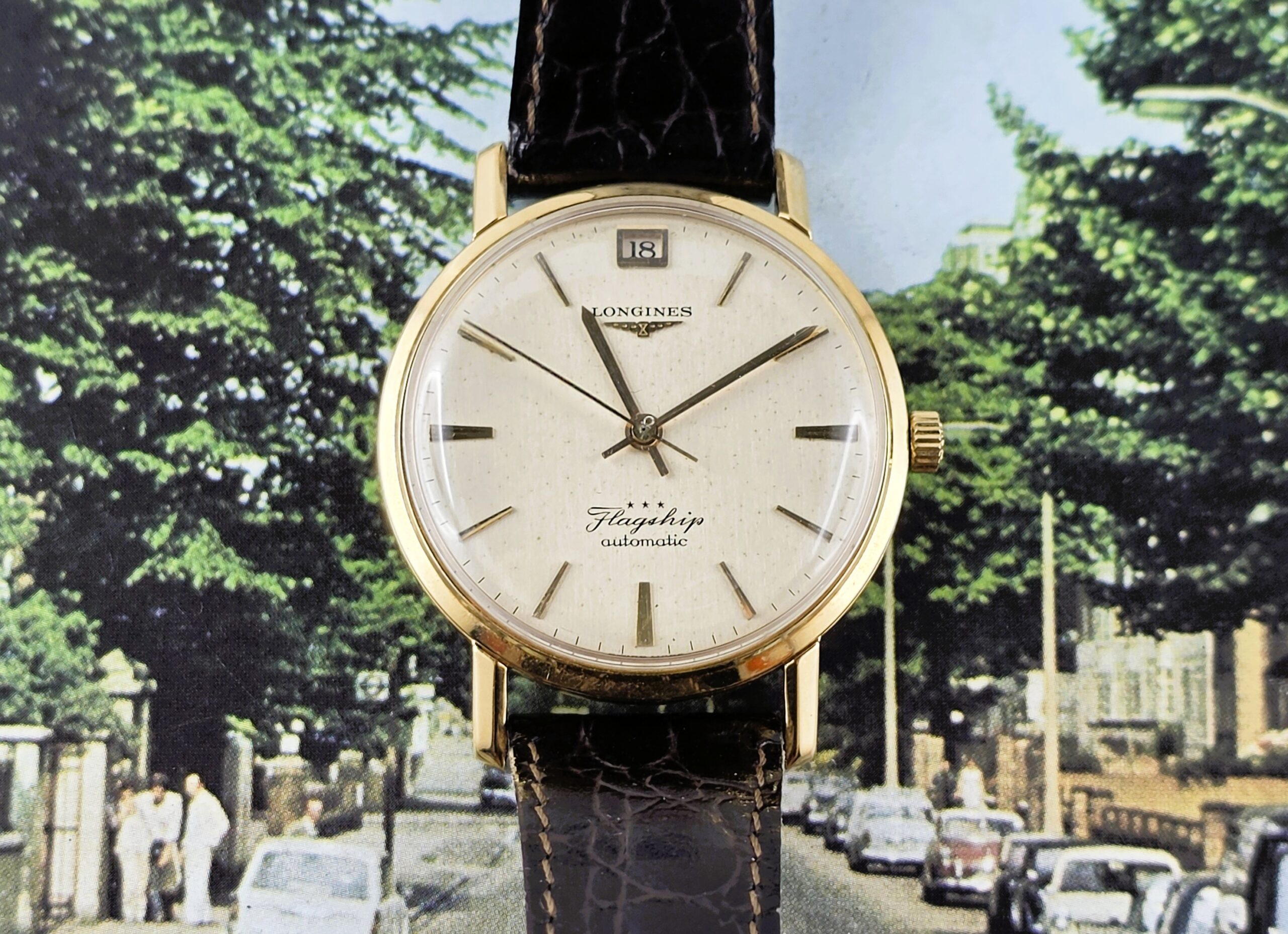 Longines Flagship Automatic 35mm Oro Giallo 18k – Rif. 3407 Raro (Anno 1964) - immagine 16