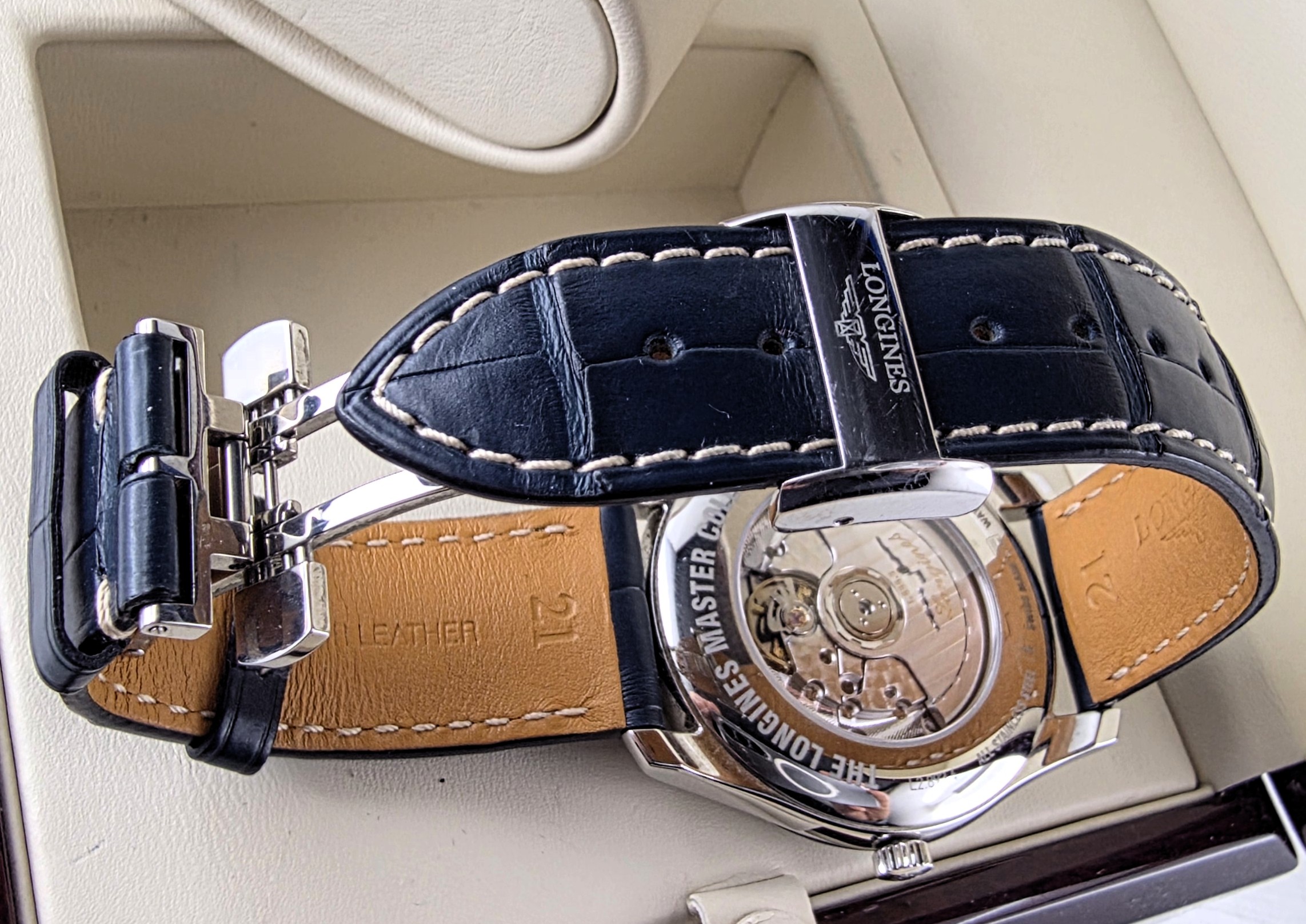 Longines Master Collection 42mm Blu – Rif. L2.893.4.92.0 (Mai Usato - Full Set 2024) - immagine 6