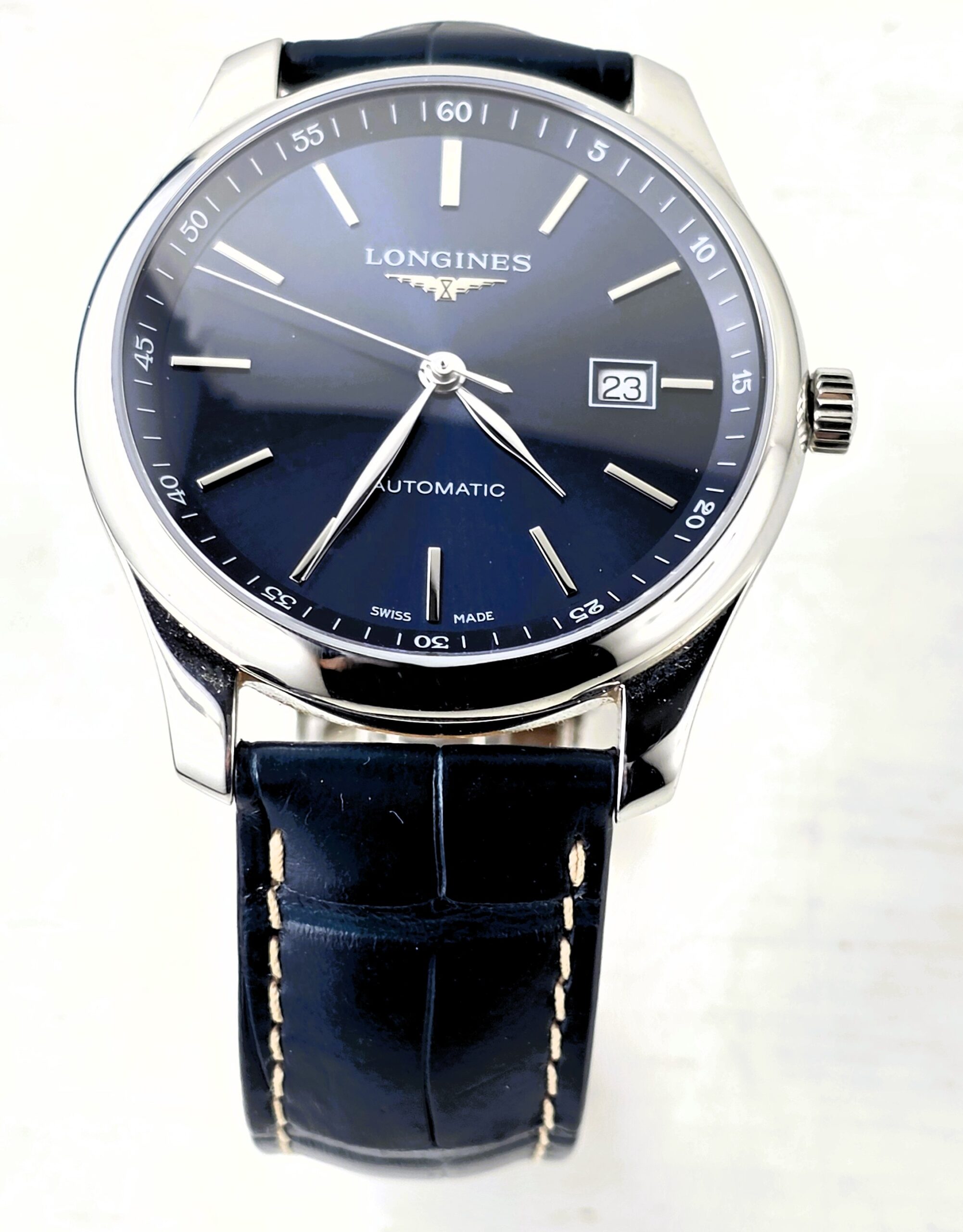 Longines Master Collection 42mm Blu – Rif. L2.893.4.92.0 (Mai Usato - Full Set 2024) - immagine 7