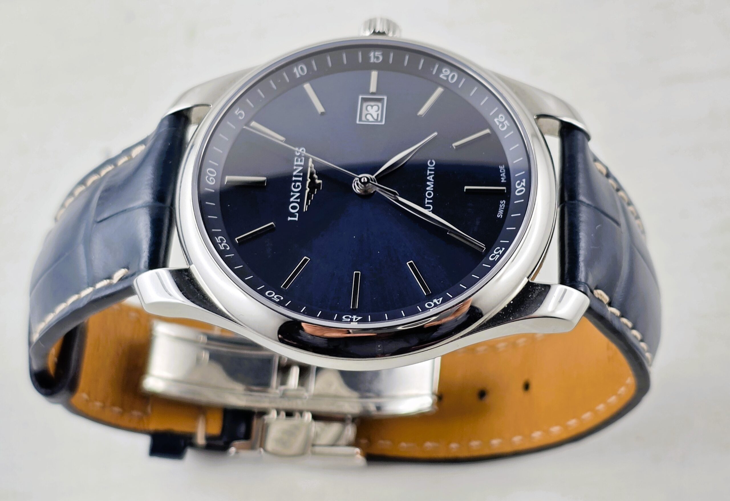 Longines Master Collection 42mm Blu – Rif. L2.893.4.92.0 (Mai Usato - Full Set 2024) - immagine 8