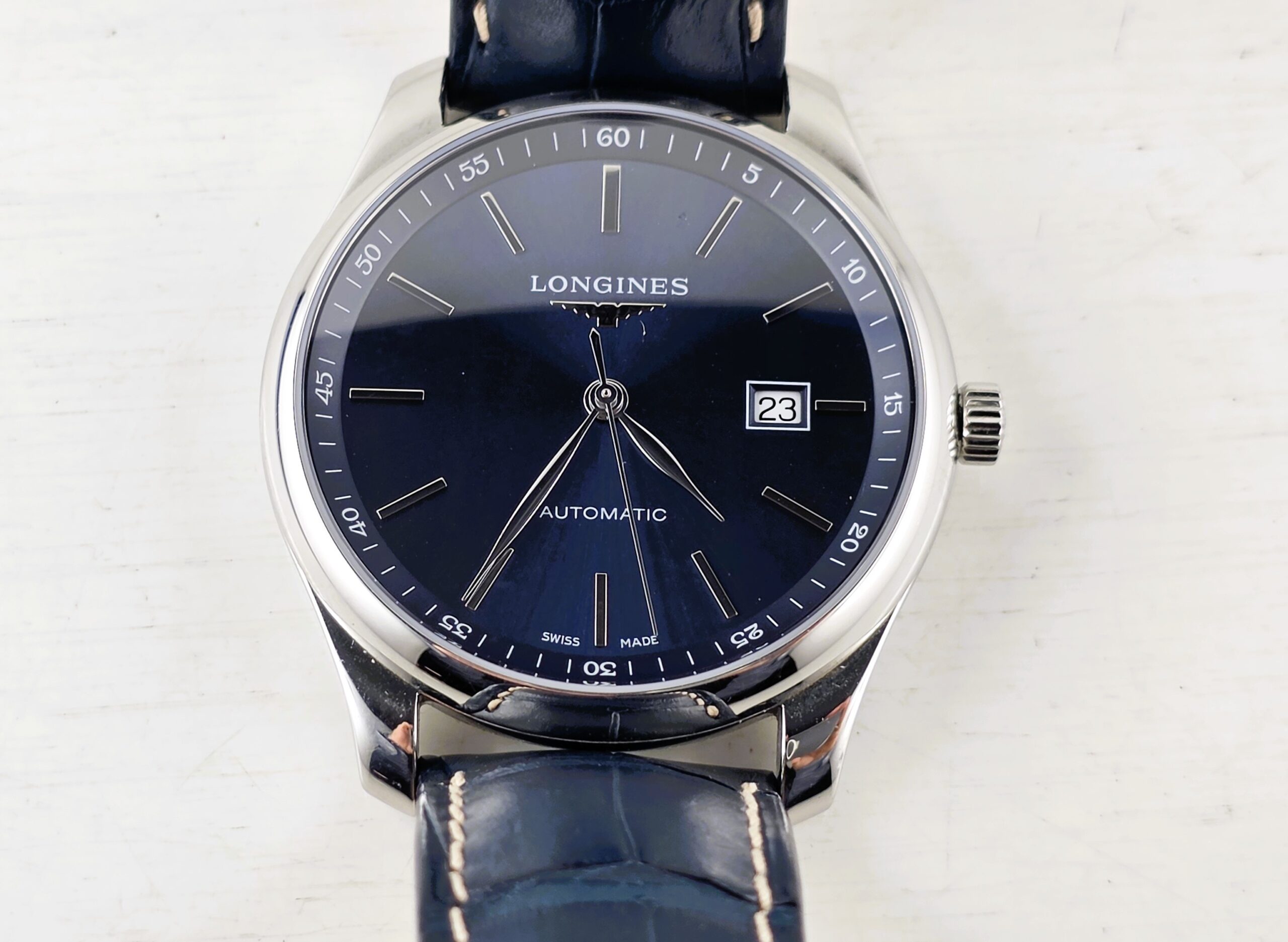 Longines Master Collection 42mm Blu – Rif. L2.893.4.92.0 (Mai Usato - Full Set 2024) - immagine 9