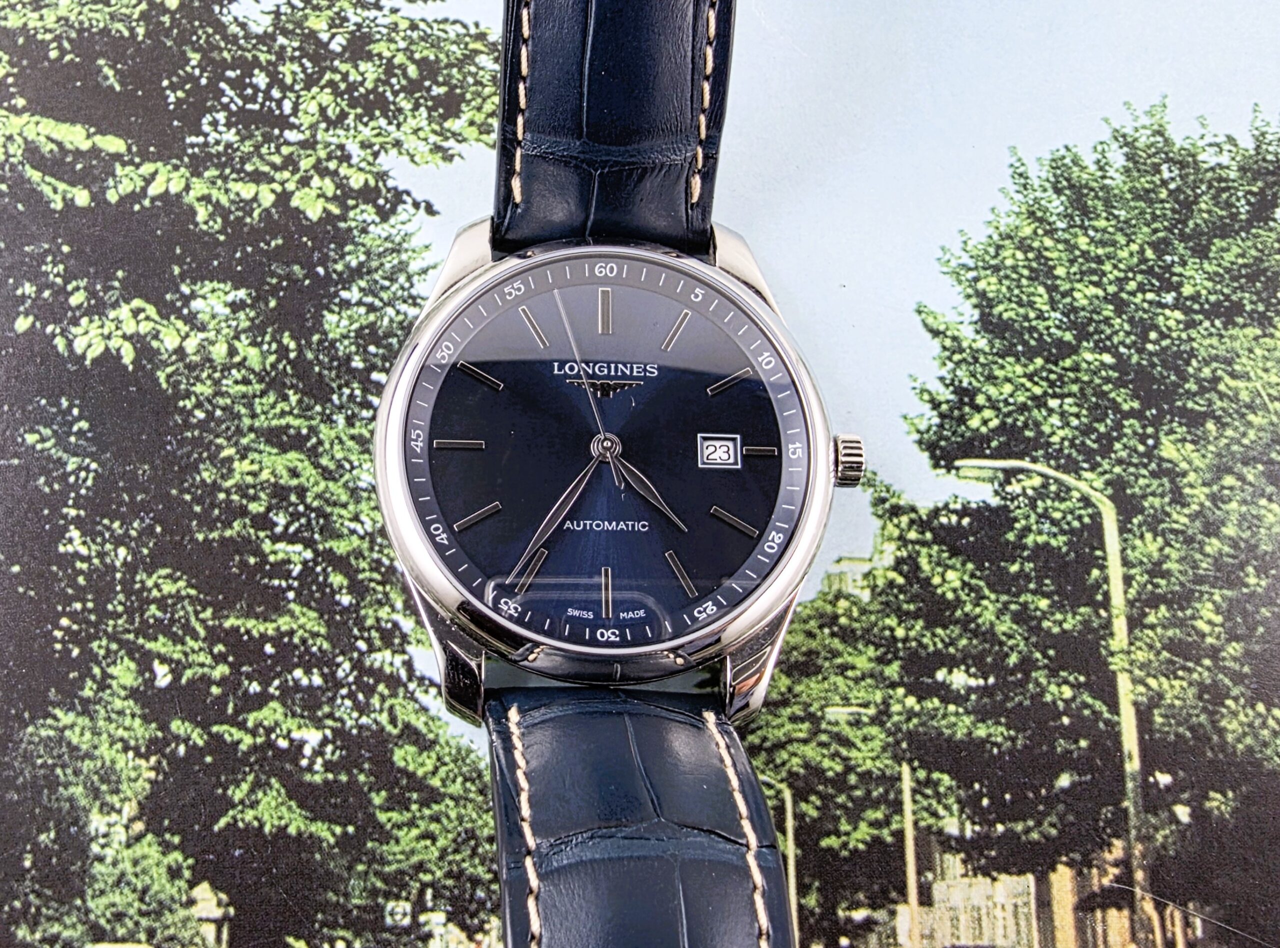 Longines Master Collection 42mm Blu – Rif. L2.893.4.92.0 (Mai Usato - Full Set 2024) - immagine 10