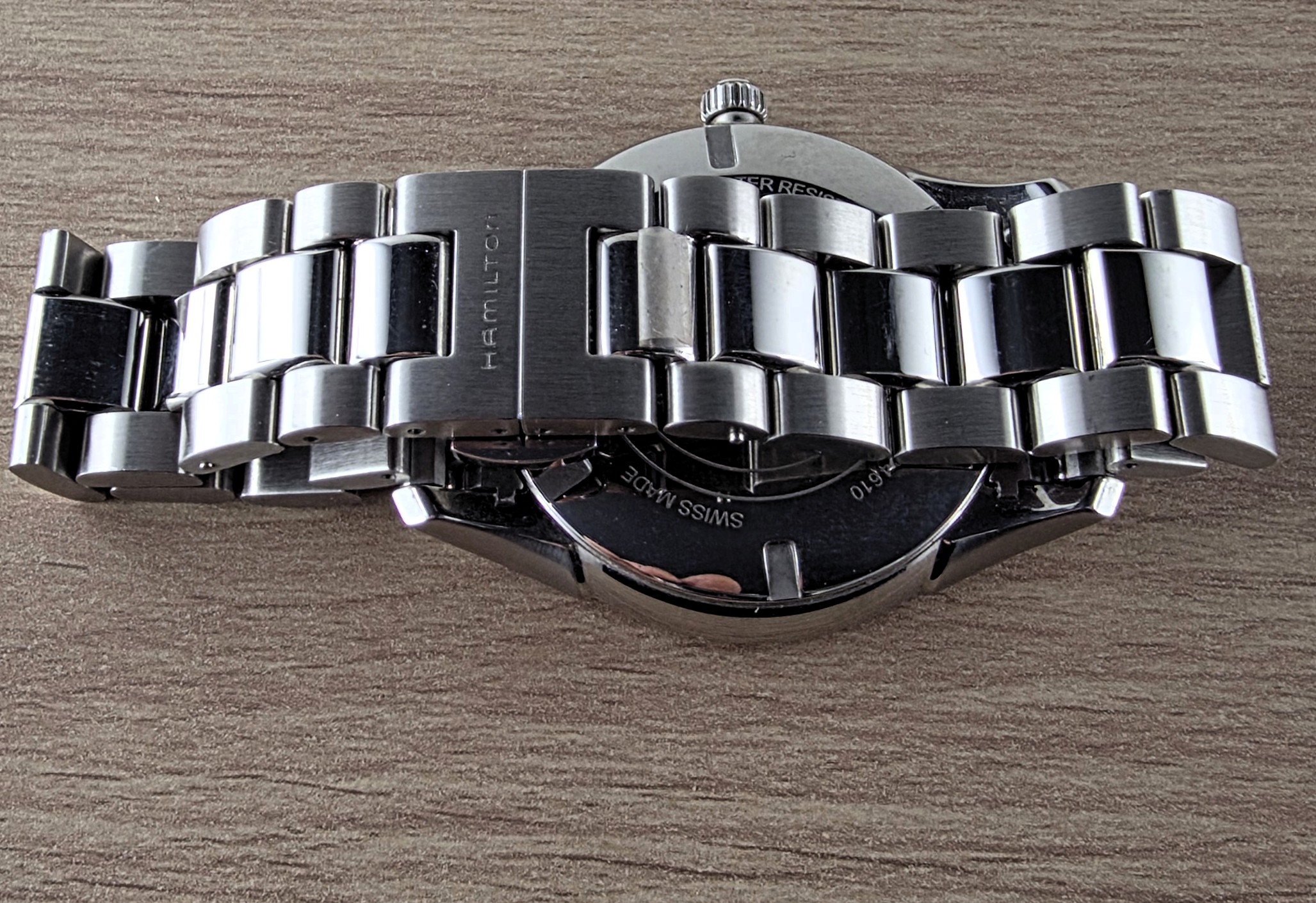Hamilton Jazzmaster Quartz 40mm Black Dial – Acciaio (Full Set - Rif. H32461131) - immagine 7