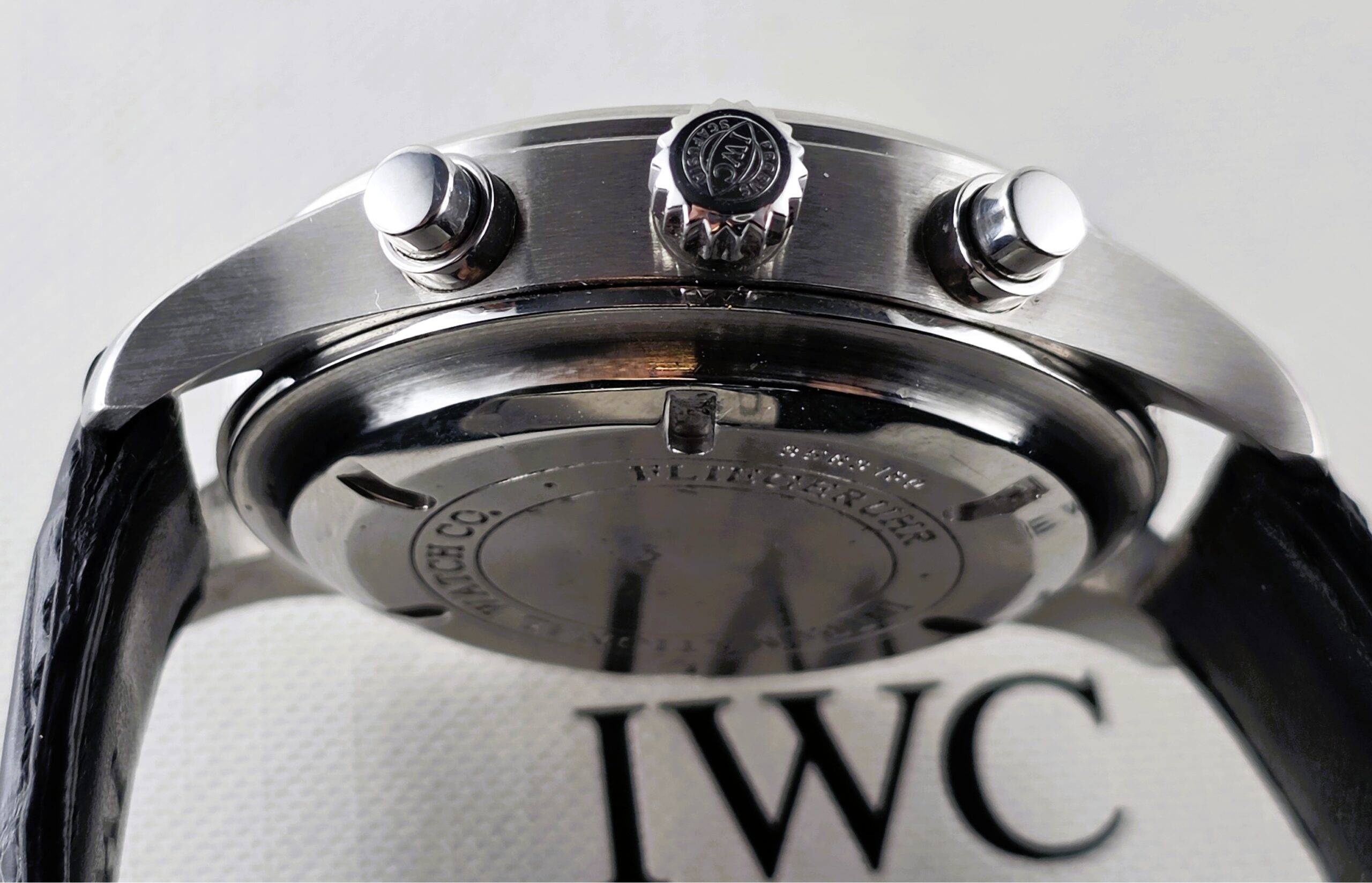 IWC Pilot's Watch Chronograph 42mm Classic – Acciaio (Full Set - Rif. IW3717-01) - immagine 8