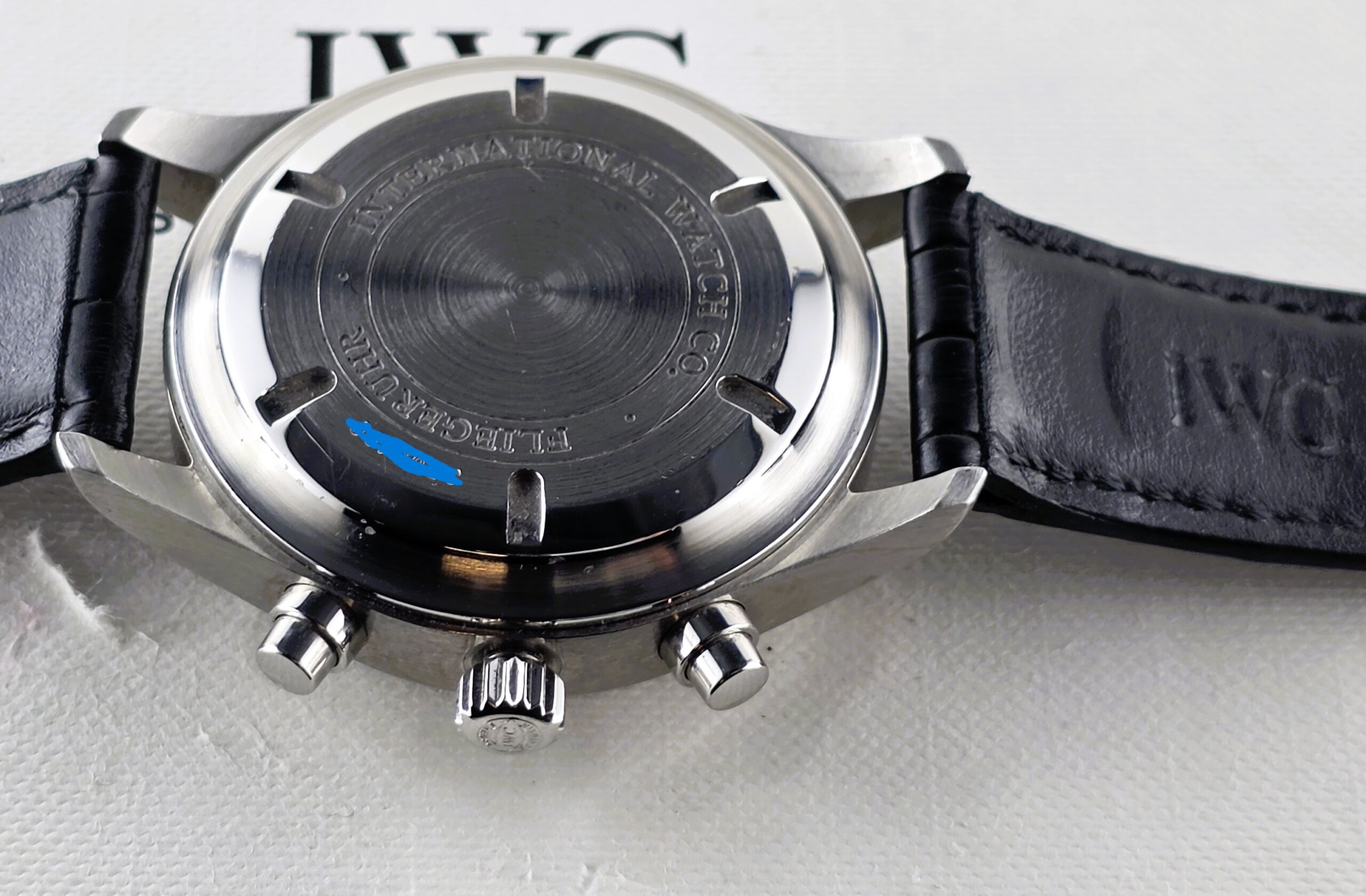 IWC Pilot's Watch Chronograph 42mm Classic – Acciaio (Full Set - Rif. IW3717-01) - immagine 10