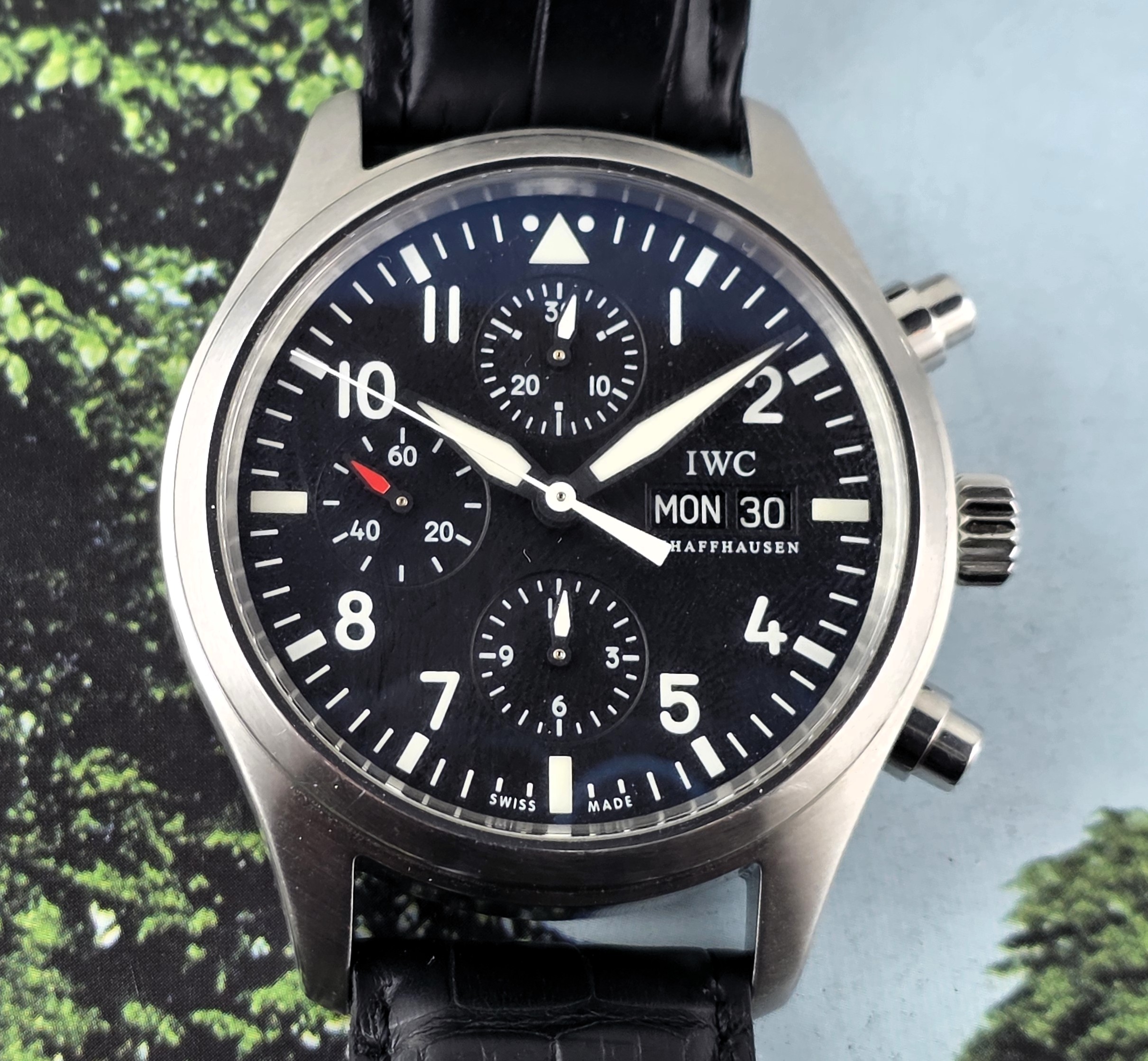 IWC Pilot Chronograph usato